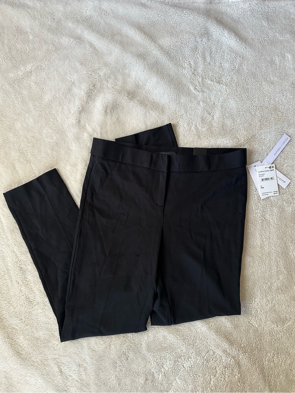 Amanda & Chelsea Black Cropped Ankle Dress Pants